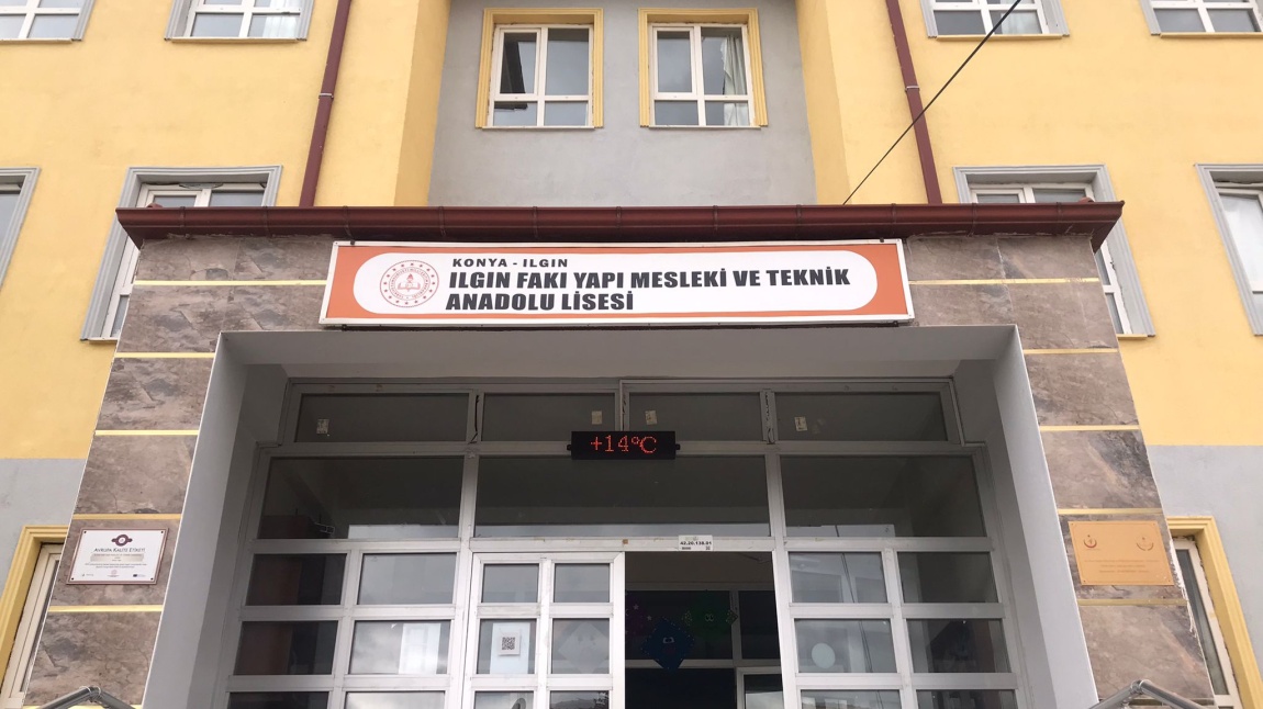 Ilgın Fakı Yapı Mesleki Ve Teknik Anadolu Lisesi